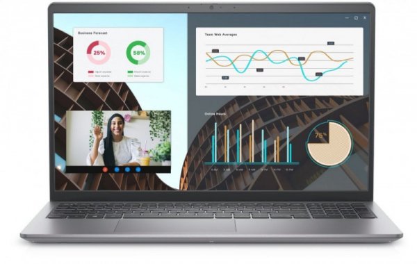 Dell Notebook Vostro 15 (3530) Win11Pro i5-1335U/8GB/512GB SSD/15.6 FHD/Intel UHD/FgrPr/Cam & Mic/WLAN + BT/Backlit Kb/3 Cell/3Y