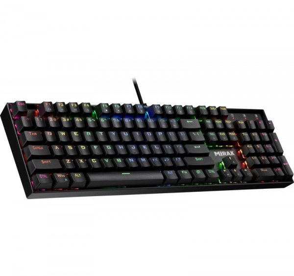Defender Klawiatura mechaniczna MIRAX GK-352 podświetlenie RGB Czarna