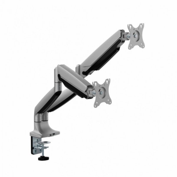 ART Uchwyt biurkowy gazowy do 2 monitorów LED/LCD 17-35&quot; L-36HD 1-15KG 1xUSB-A 1xUSB-C 3.0 Heavy Duty