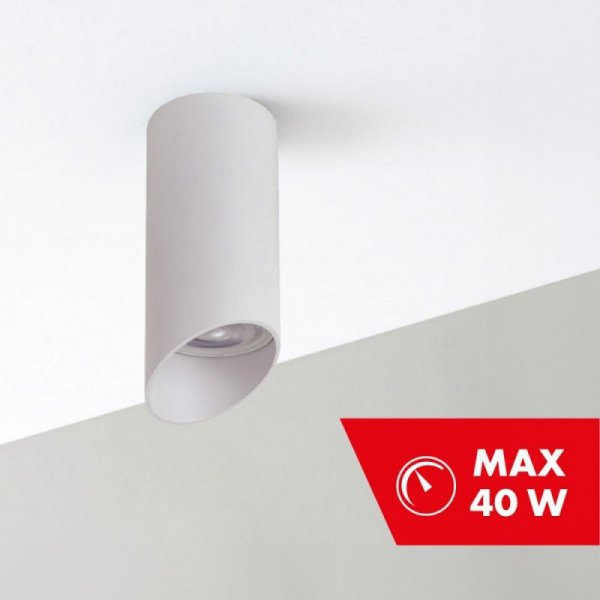 Maclean Oprawa natynkowa GU10 MCE360 W aluminiowa Biała