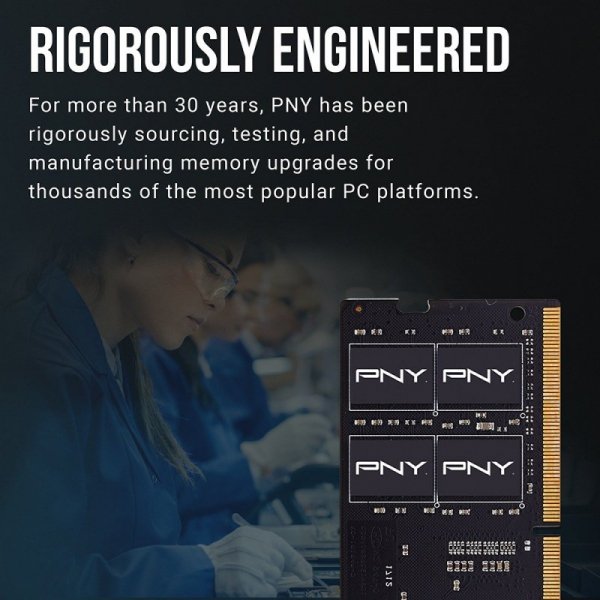 PNY Pamięć notebookowa 16GB DDR4 SODIMM 3200 MN16GSD43200-TB