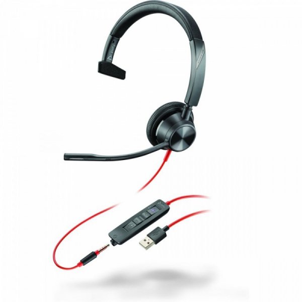POLY Zestaw słuchawkowy Blackwire 3315 -M USB-A 76J13AA