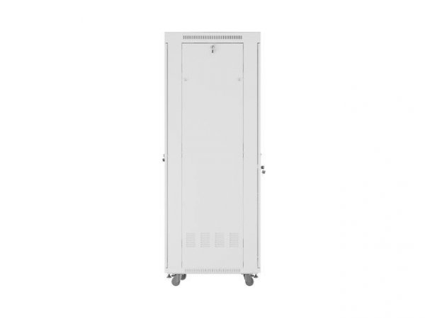 Lanberg Szafa instalacyjna rack stojąca 19 cali 42U 600x800 drzwi perforowane LCD szara (Flat pack)