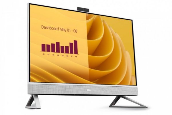 Dell Komputer 27 All-in-One EC27250 Win11Pro 7-150U/16GB/1TB/27.0 FHD Touch/Intel Graphics/Cam/WLAN + BT/Backlit Kb/3Y ProSuppor