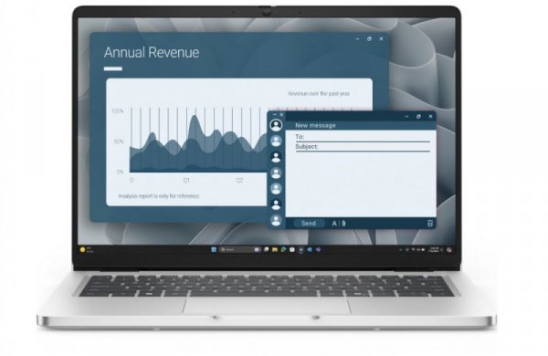 Dell Laptop Dell Pro 14 PC14255/AMD Ryzen AI 7 350/16GB/512GB SSD/14.0 FHD+/Radeon 860M/FgrPr/FHD/IR Cam/Mic/WLAN+ BT/Backlit Kb