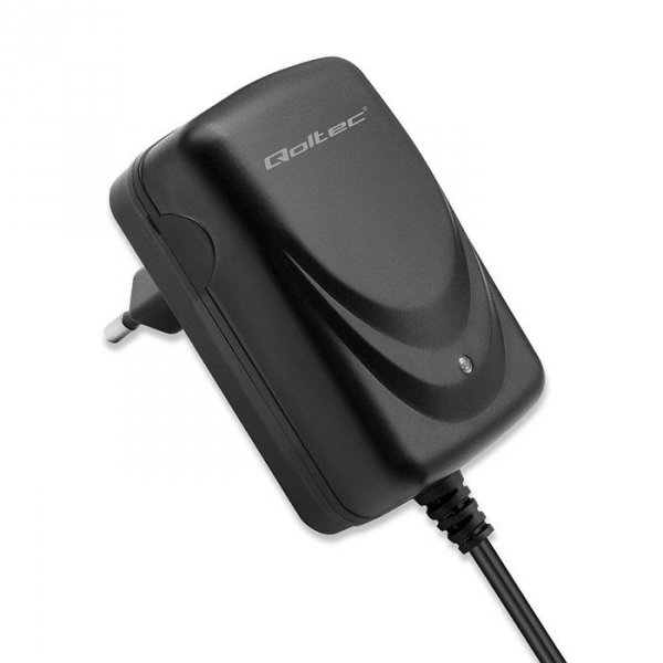 Qoltec Automatyczna ładowarka do akumulatora AGM GEL STD 12V | 1.5A |  Prostownik z sygnalizatorem LED