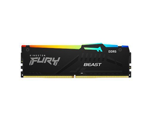 Kingston Pamięć DDR5 Fury Beast RGB 64GB(1*64GB)/5600 CL40 czarna