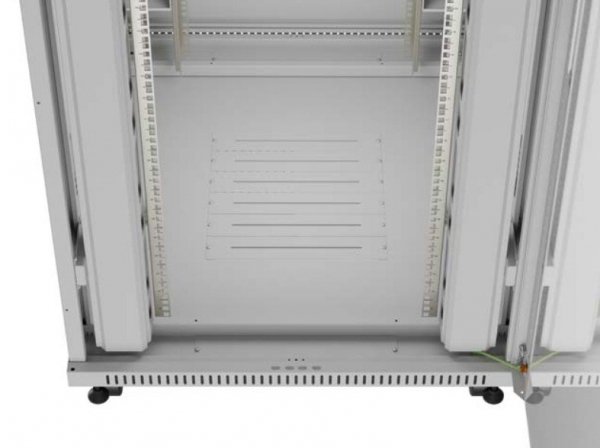 Lanberg Szafa instalacyjna rack stojąca 47U 800x1000 szara  drzwi        przeszkolne  LCD ( flat pack) V2