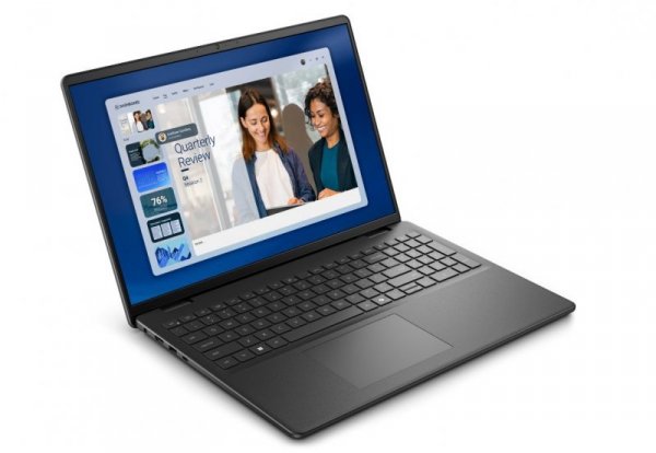 Dell Laptop Dell 16 DC16255 W11P Ryzen 7 250|16GB|512GB|AMD Radeon|FgrPr|WLAN+BT|16.0 FHD+|Backlit Kb|3C|65W|3YPS Carbon Black (