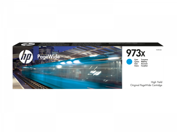 HP Toner 973X Ink Cart HY PageWide Cyan F6T81AE
