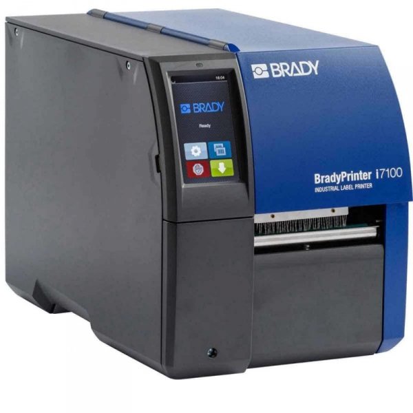 Brady BradyPrinter i7100 300 dpi -  EU i7100, Thermal transfer,  300 x 300 DPI, 300 mm/sec, 10.6 cm, 2 m, Black,Blue