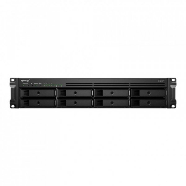 Synology Rackstation RS1221RP+ ,  8-BAY, QUAD-CORE, 4GB RAM  RackStation RS1221RP+, NAS, Rack (2U), Ryzen Embedded, V1500B, Blac