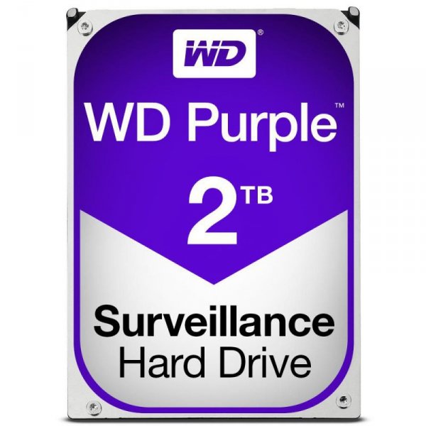 Western Digital WD Purple 2TB 24x7 Purple, 3.5", 2000 GB, 5400  RPM