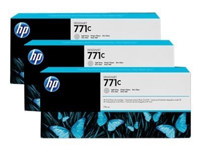 HP Tusz 771 LG 775ml Light Gray 3Pk do Z6200 B6Y38A