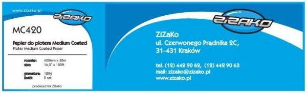 Papier powlekany w roli do plotera Yvesso Heavyweight Coated 330x30m 180g HC330