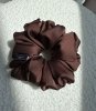 Scrunchie Gumka do włosów Chocolate rozmiar medium