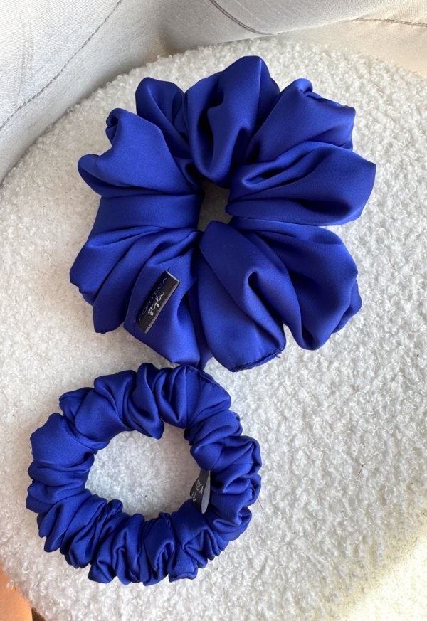 Zestaw scrunchies gumki do włosów SZAFIR 