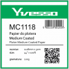 Papier powlekany w roli do plotera Yvesso Medium Coated 1118x30m 120g MC1118