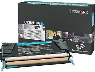 Lexmark Toner Optra C73x^X73x Cyan 10K C736H1CG