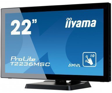 IIYAMA Monitor 21.5 T2236MSC-B2 10P DOTYKOWY HDMI^DVI^GŁOŚNIKI PCAP