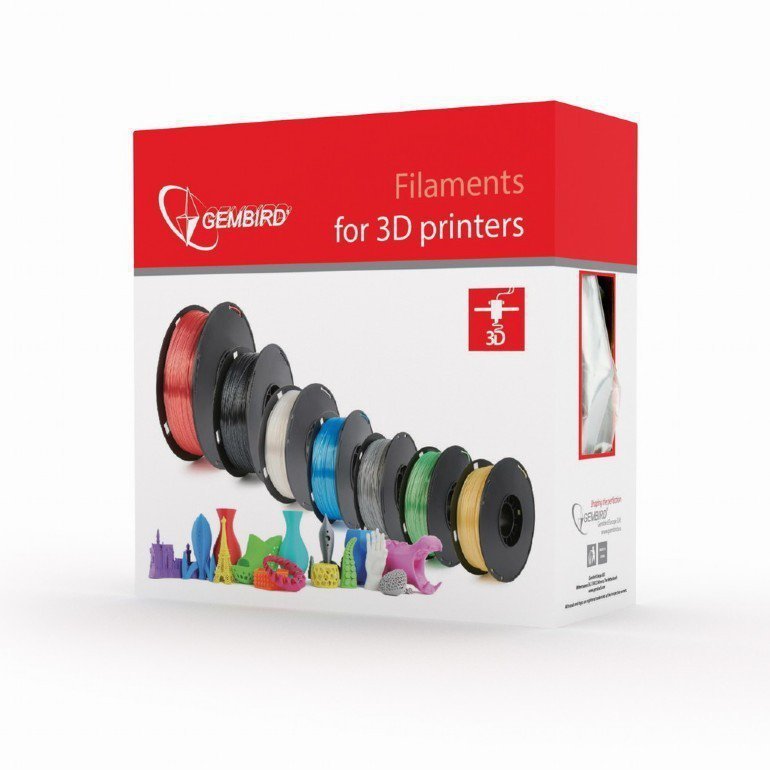 Gembird Filament drukarki 3D PLA^1.75 mm^1kg^czarny