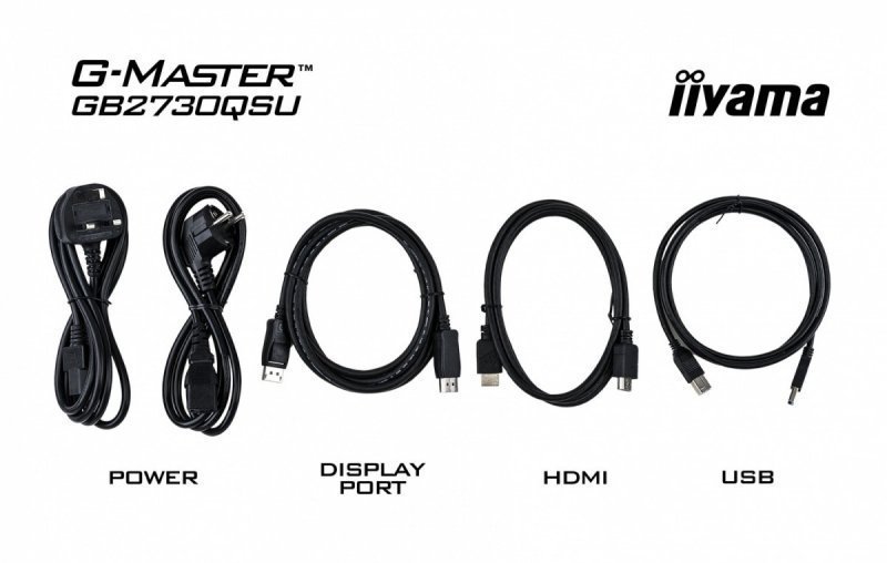 IIYAMA Monitor 27 GB2730QSU-B1 WQHD,75Hz,USB,HDMI,DP,PIVOT,1MS.
