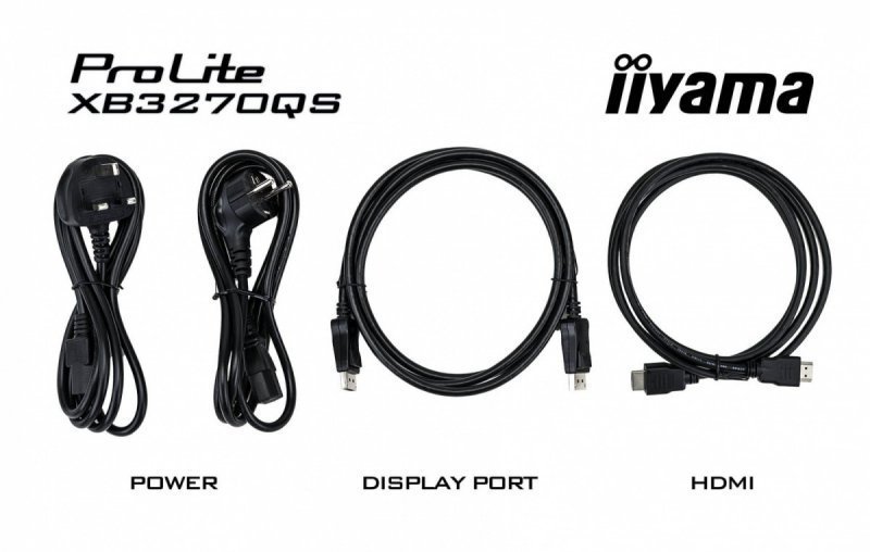 IIYAMA Monitor 32 cale XB3270QS-B1 IPS, WQHD, HDMI, DP, PIVOT