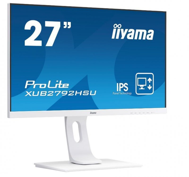 IIYAMA Monitor 27 cali XUB2792HSU-W1 IPS,FHD,HDMI,DP,VGA,SLIM,USB,4MS,GŁOŚNIK