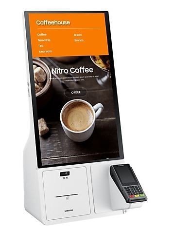 Samsung Monitor profesjonalny KIOSK KM24A^Tizen 24 cale Matowy, Dotykowa 16h^7 250(cd^m2) 1920x1080(FHD) S6 Player 3 lata d2d (L