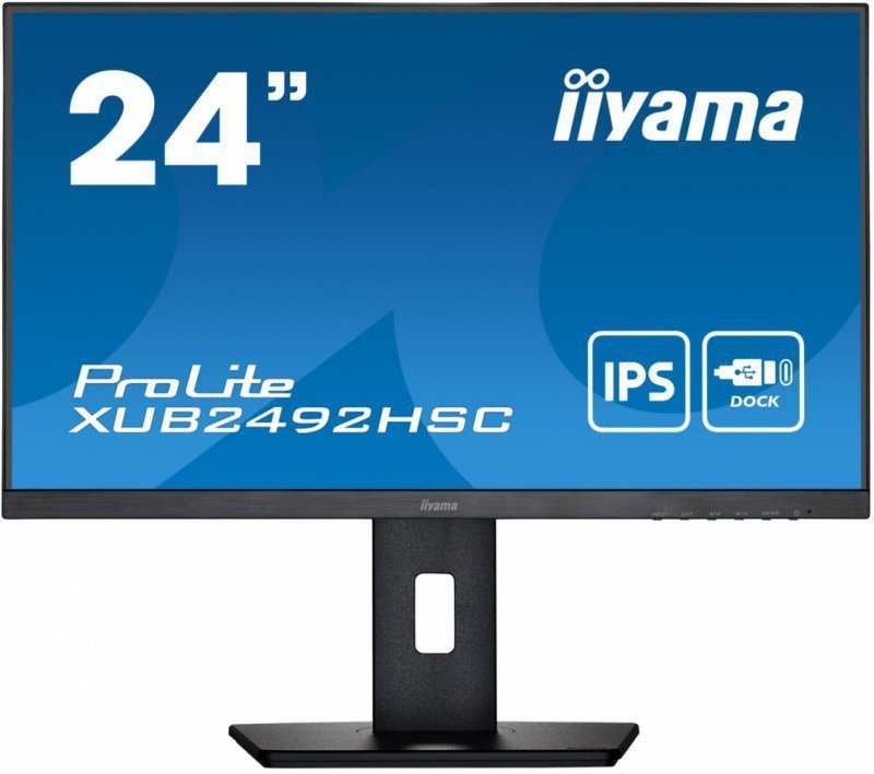 IIYAMA Monitor 24 cale XUB2492HSC-B5 IPS,USB-C,HDMI,DP,USB3.0,HAS(150mm)