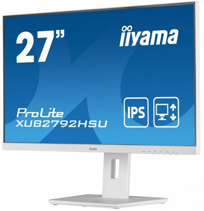 IIYAMA Monitor 27 cali XUB2792HSU-W5 IPS,HDMI,DP,VGA,FHD,SLIM,HAS(150mm)