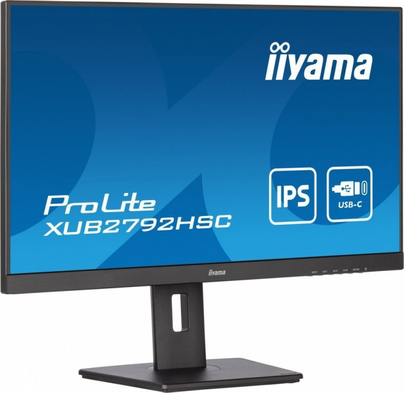 IIYAMA Monitor 27 cali XUB2792HSC-B5 IPS,FHD,USB-C,HDMI,DP,USB3.0,HAS(150mm)