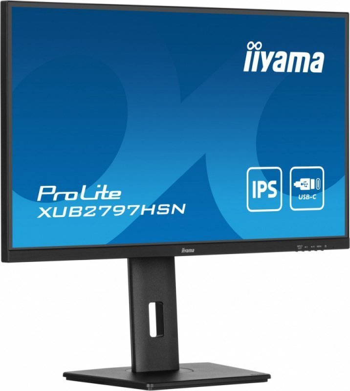 IIYAMA Monitor 27 cali XUB2797HSN-B1 IPS,FHD,USB-C Dock,HAS ^5y^