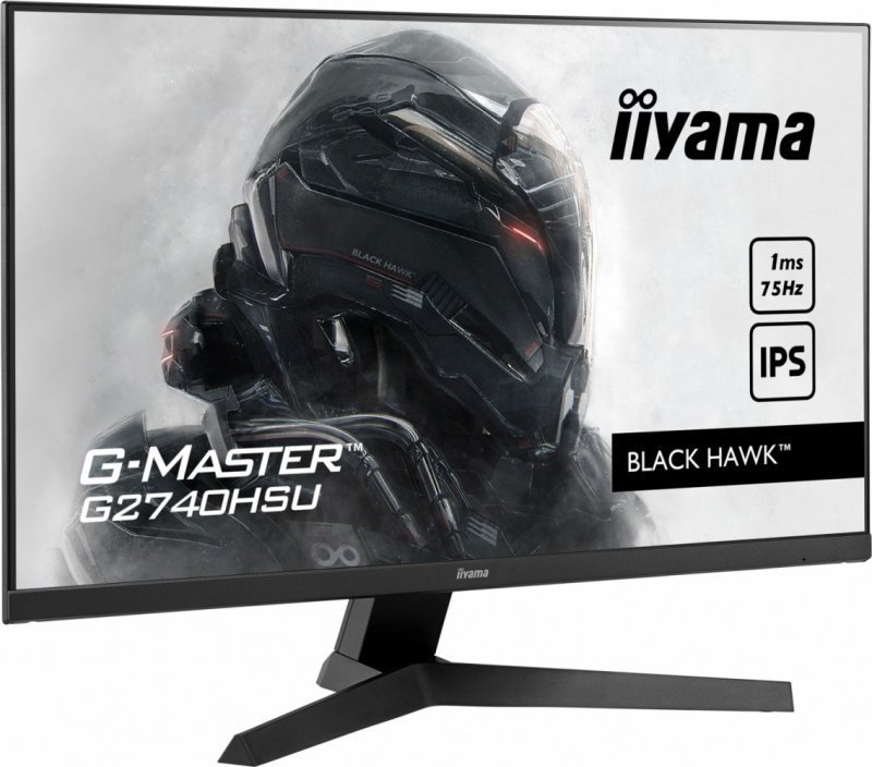 IIYAMA Monitor 27 cali G2740HSU-B1 IPS,FHD,75Hz,1ms(MPRT),HDMI,DP,FreeSync