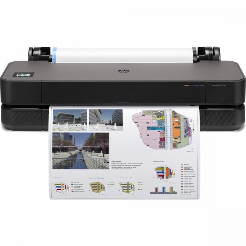 HP Inc. Ploter DesignJet T250 24-in Printer 5HB06D + PROMO HP
