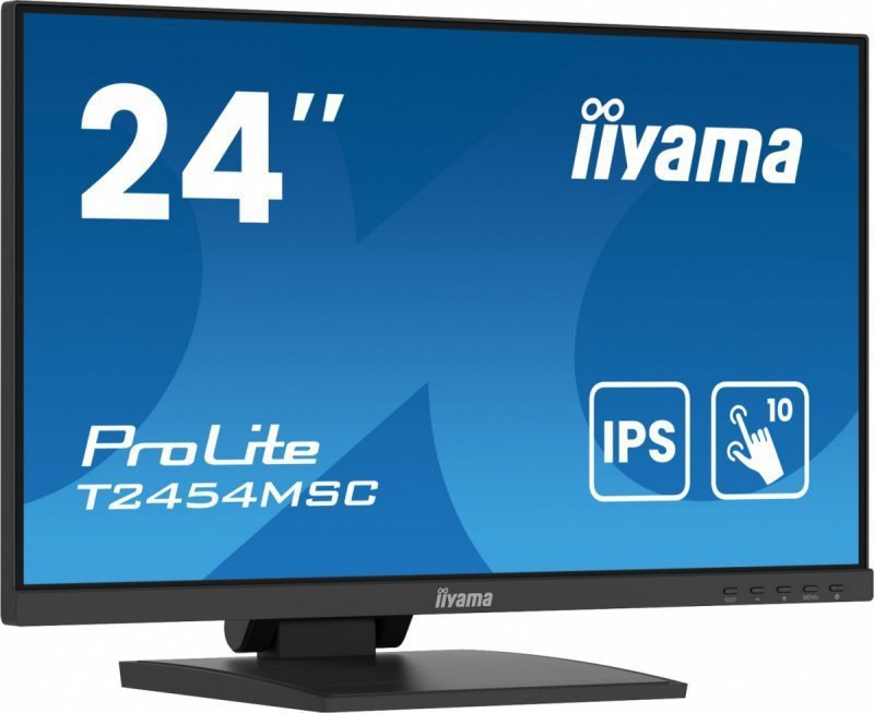IIYAMA Monitor 24 cale T2454MSC-B2AG 10 PKT. POJ,IPS,HDMI,DP,FHD,300cd,4ms,  2x2W