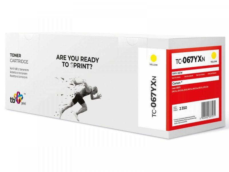 TB Print Toner do Canon MF650 TC-067YXN YE 100% nowy CRG067H
