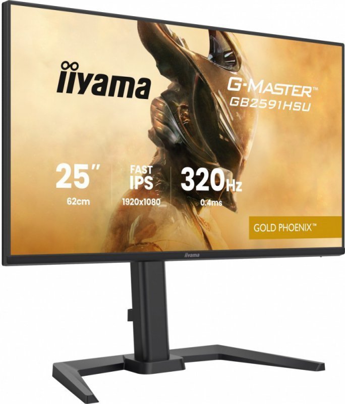 IIYAMA Monitor 25 cali GB2591HSU-B1 0.4ms, DP, 2xHDMI 2.1, 320Hz, Fast IPS, USB HUB x4