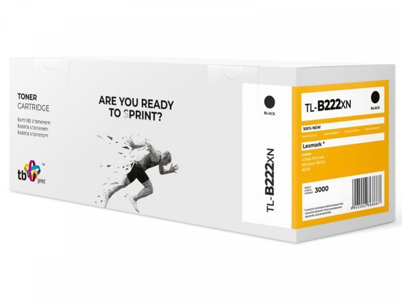 TB Print Toner do Lexmark MB2236 TL-B222XN BK 100% nowy
