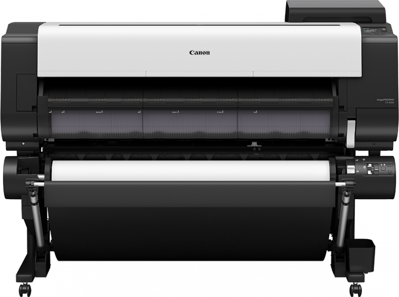 Ploter CANON imagePROGRAF TX-4200 z 2-ma rolkmi podającymi + taca układająca SS41