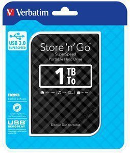 Verbatim Store'n'Go 1TB 2.5'' USB 3.0 Black  53194