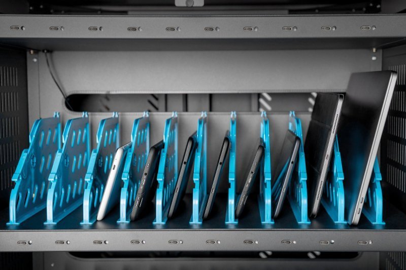 Digitus Szafa mobilna na kółkach do ładowania max. 30 notebooków^tabletów max. 15,6 cala z USB Typ C