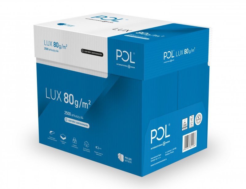 Papier biurowy POLlux A4  80g