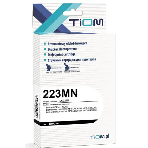 Tusz BROTHER TI-B223MN LC223M Magenta ZAMIENNIK marki TiOM