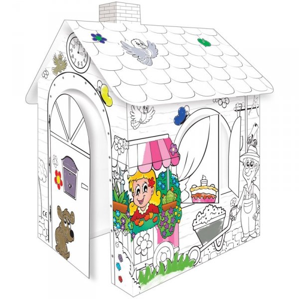 Mochtoys Duzy Domek Do Kolorowania Dla Dzieci Plastyczne Zabawki