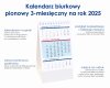 opis kalendarza 3-miesięcznego 