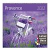 Kalendarz ścienny wieloplanszowy Provence 2022 z naklejkami - okładka 