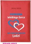 Kalendarz z nadrukiem na okładce - WIELKIE SERCE