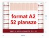 podkład na biurko w dużym formacie A2 na rok 2026 z listą PCV