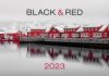 Kalendarz ścienny wieloplanszowy Black Red 2023 - okładka 